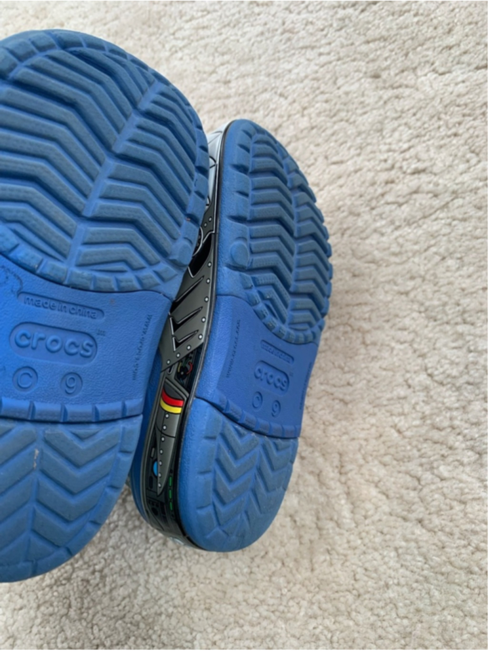 Crocs Toddler Size 9 Robo Shark Slip On Clog Sandals - Picture 6 of 7